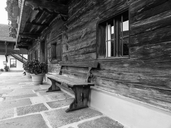 Wohnhaus vom Bruder Bernhardt in S/W